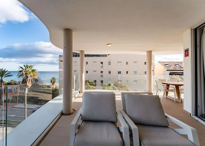 Апартаменти The Wave De Lujo Con Vistas Al Mar Y Parking Privado