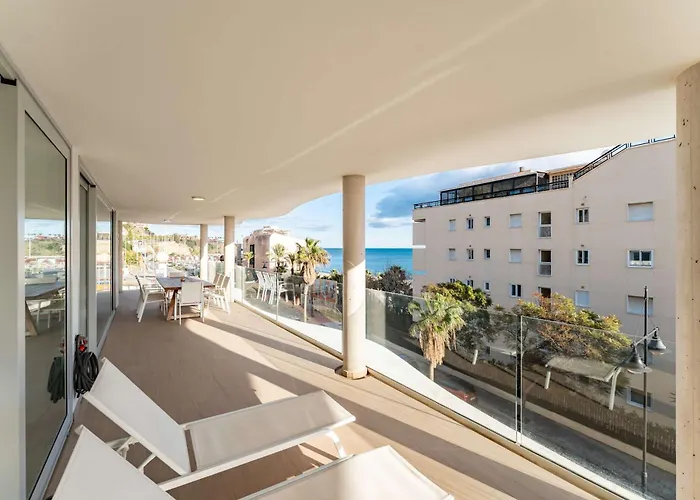 The Wave De Lujo Con Vistas Al Mar Y Parking Privado Апартаменти