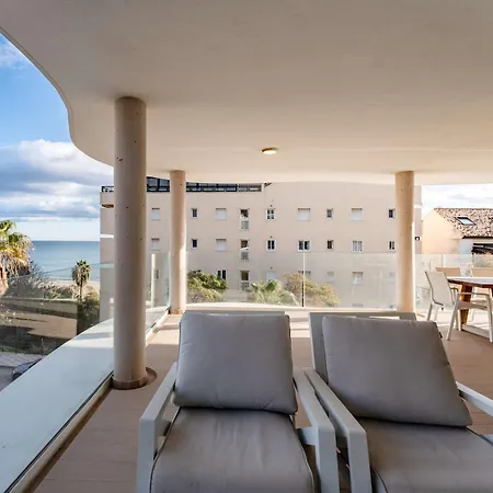 Apartment The Wave De Lujo Con Vistas Al Mar Y Parking Privado